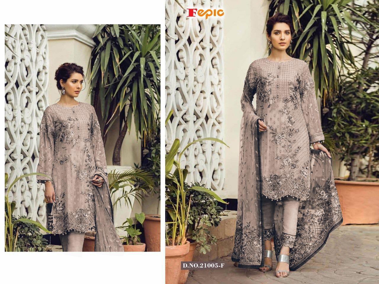 Fepic D no 21005 Pakistani style salwar suit wholesale in india