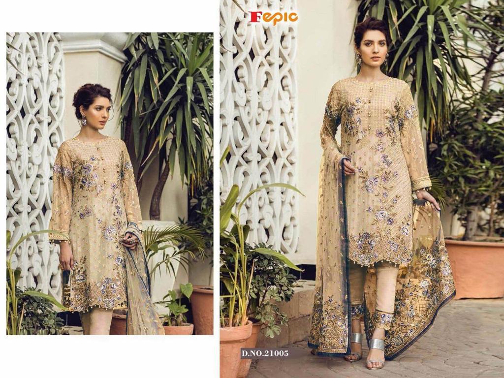 Fepic D no 21005 Pakistani style salwar suit wholesale in india