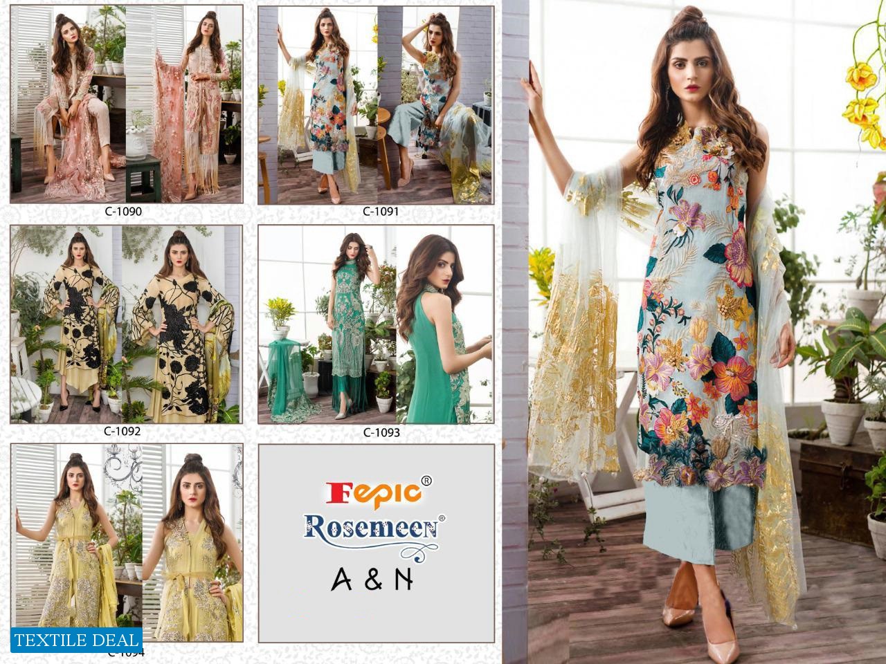 Fepic Rosemeen A And N Wholesale Pakistani Concept Dress