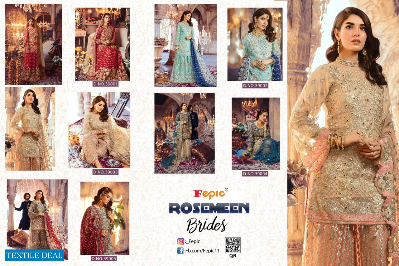 Fepic Rosemeen Brides Wholesale Designer Pakistani Salwar kameez