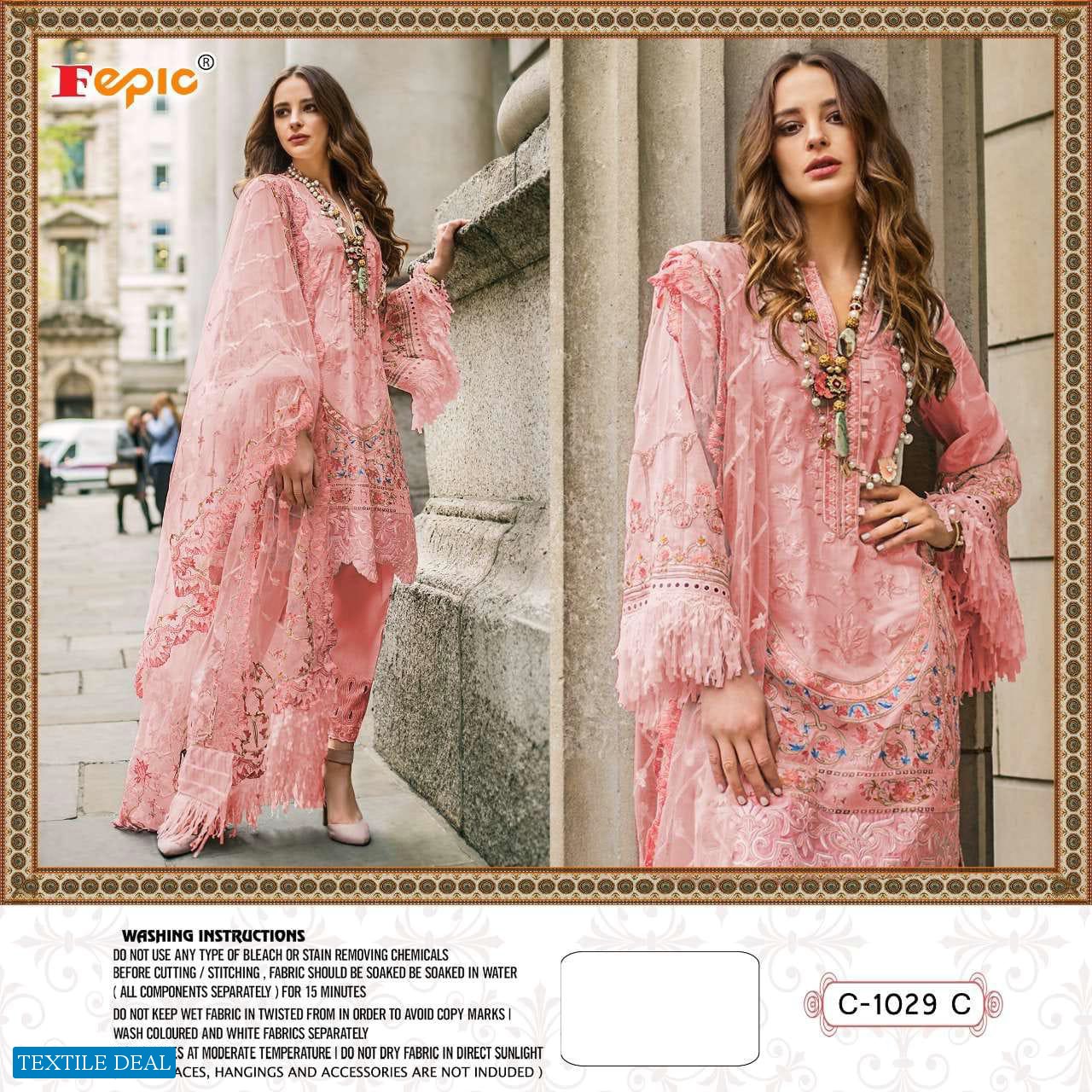 Fepic Rosemeen C-1029 Colour Wholesale Pakistani Dress