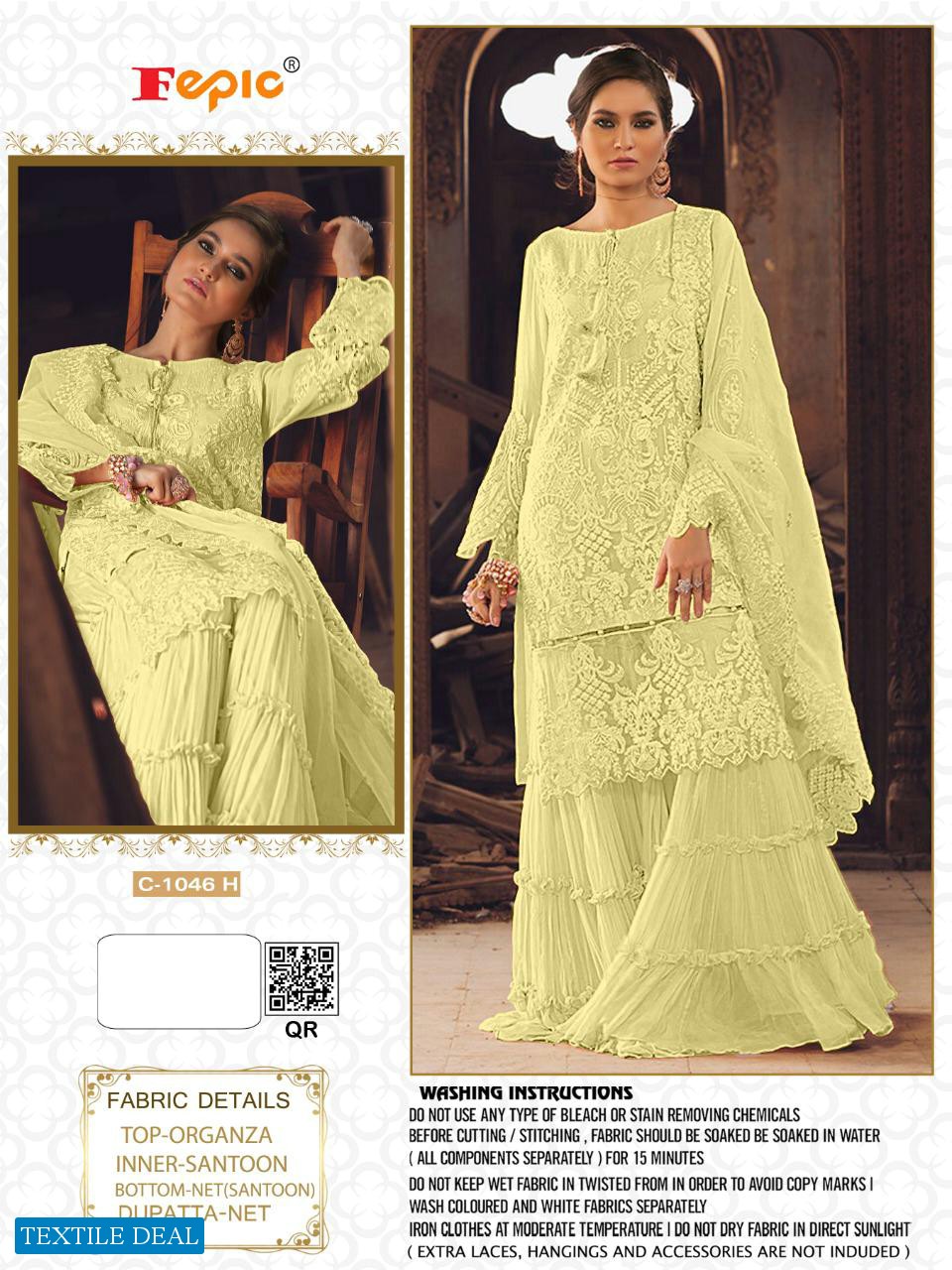 Fepic Rosemeen C-1046 Wholesale Pakistani Concept Salwar Kameez