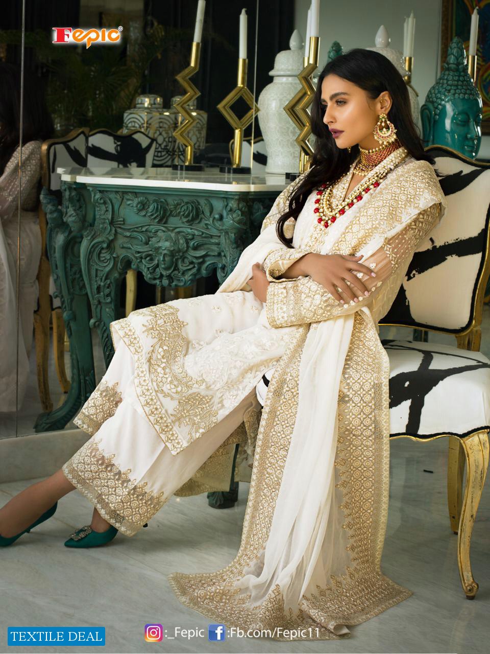 Fepic Rosemeen C-1080 Colour Wholesale Pakistani Concept Dress