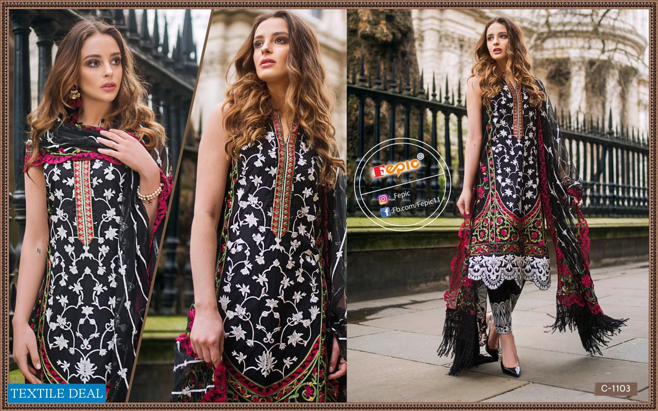 Fepic Rosemeen C-1103 Wholesale Pakistani Dress