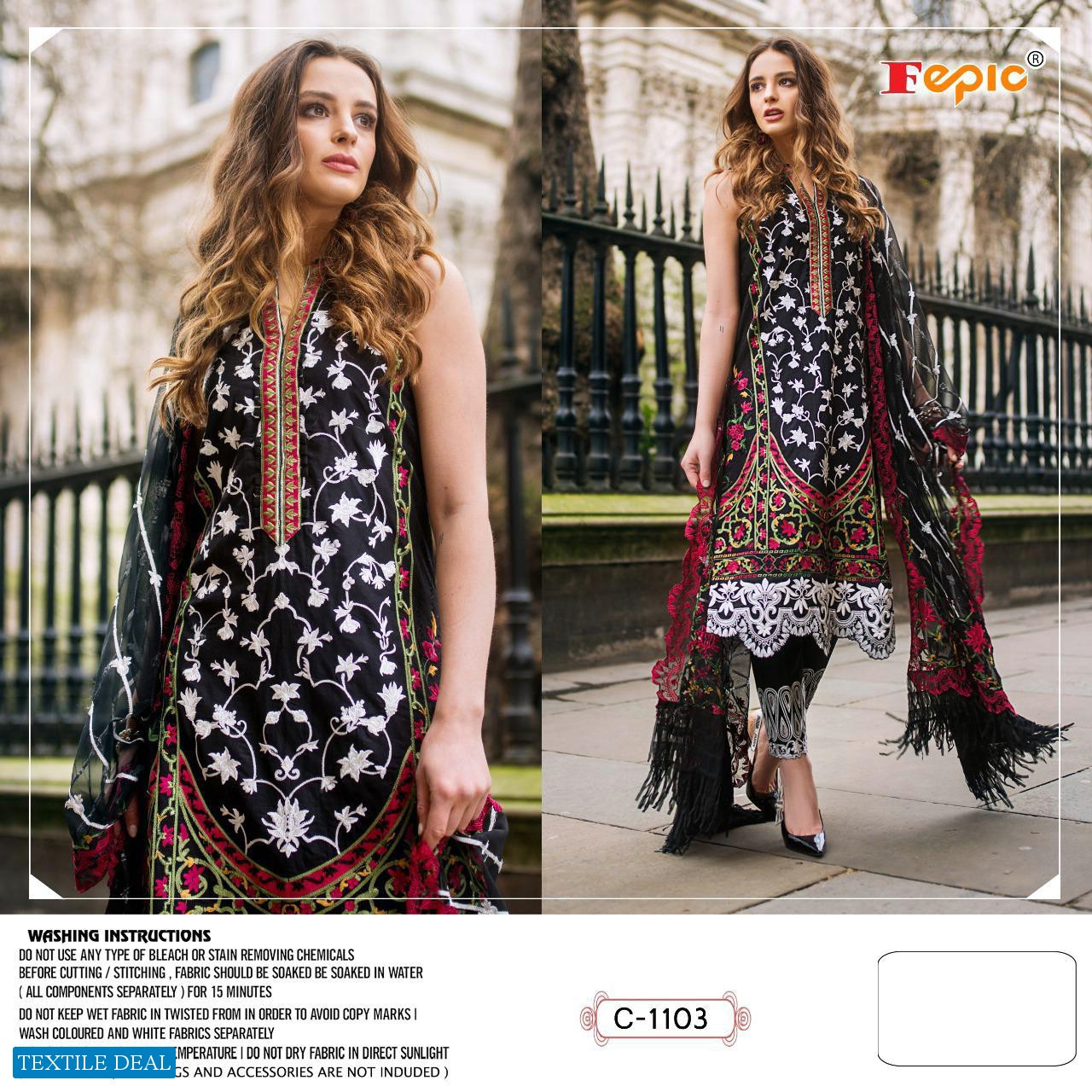 Fepic Rosemeen C-1103 Wholesale Pakistani Dress