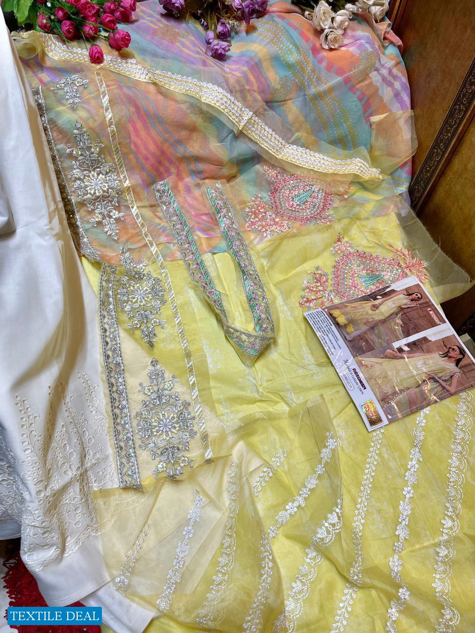 Fepic Rosemeen Maria B Luxury Lawn Vol-3 Wholesale Pakistani Dress