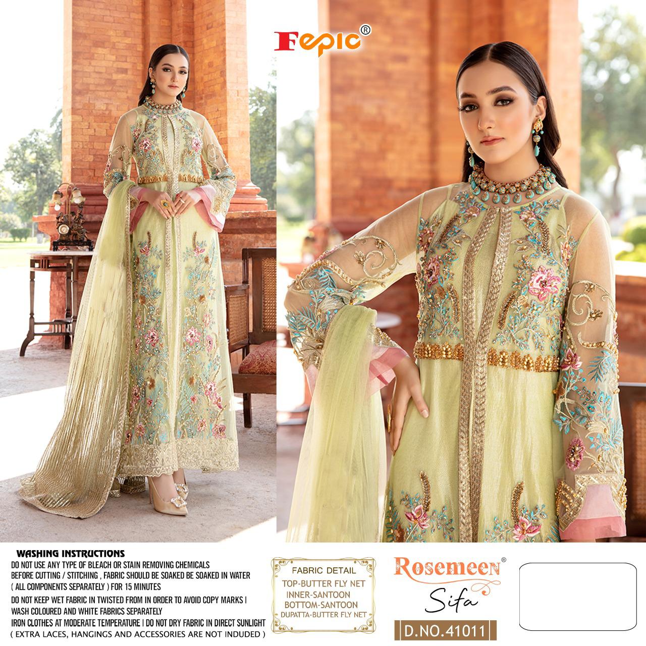 Fepic Rosemeen Sifa Wholesale Embroidered Pakistani Dress
