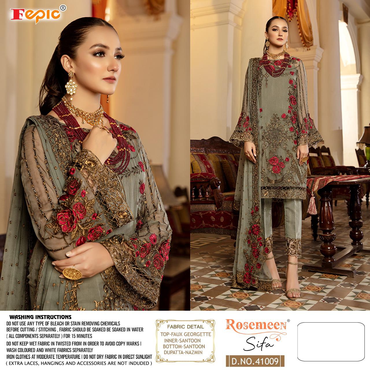 Fepic Rosemeen Sifa Wholesale Embroidered Pakistani Dress