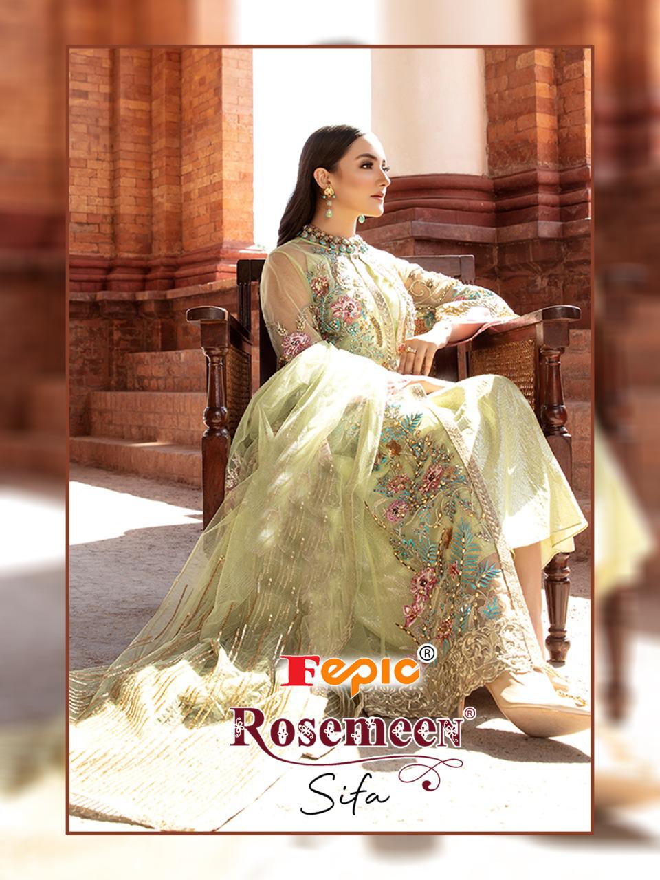 Fepic Rosemeen Sifa Wholesale Embroidered Pakistani Dress