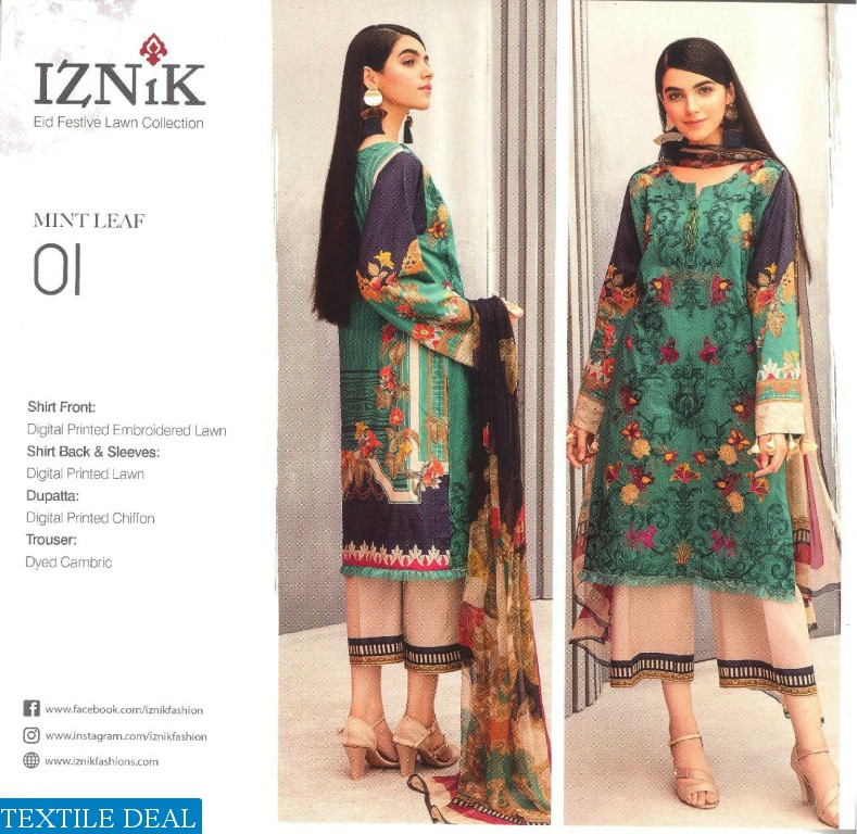 Festive Iznik by A One Wholesale Pakistani Salwar Kameez