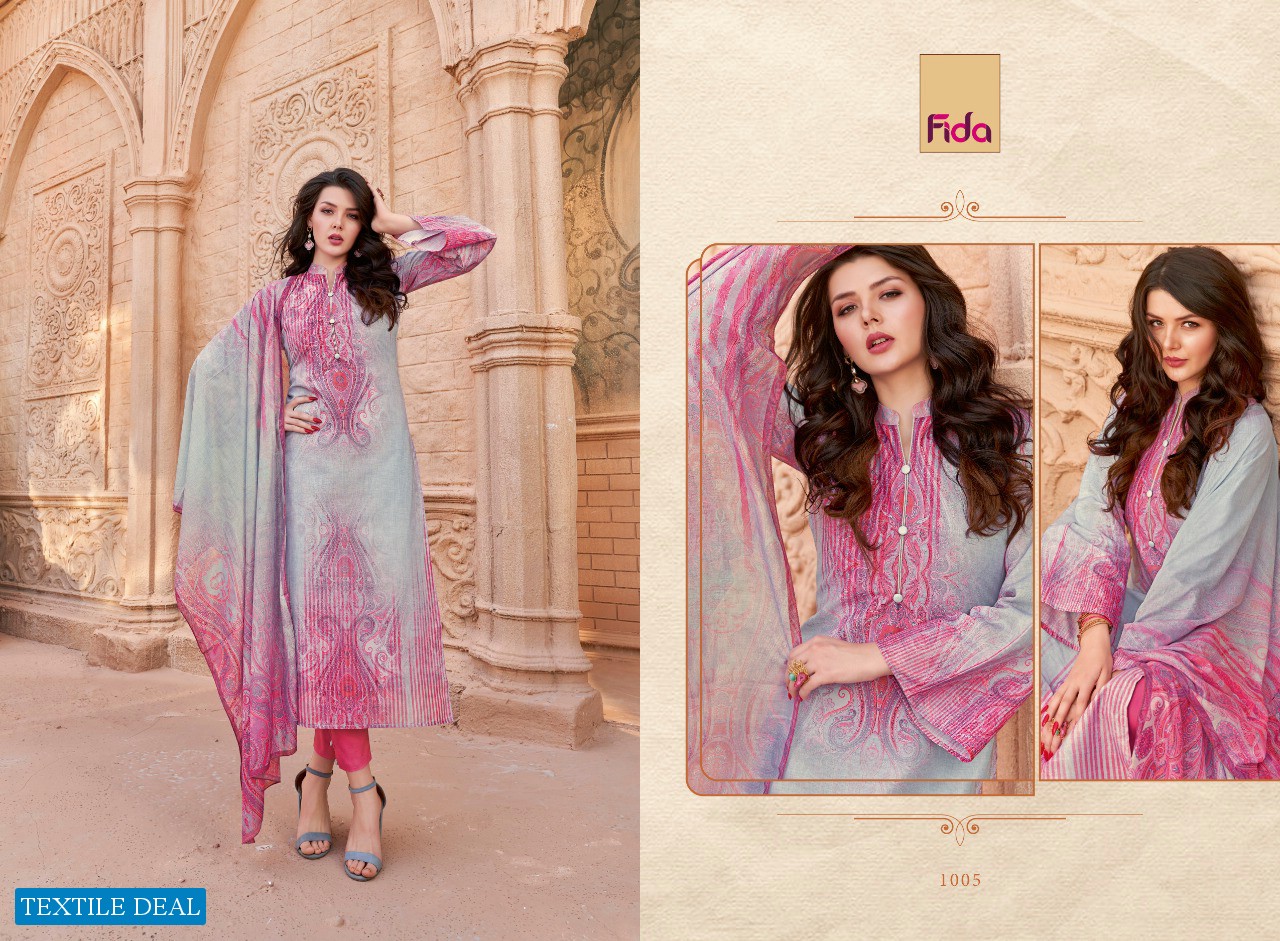 Fida Ikshita Wholesale Shopping Swiss Digital Voile Dress Material