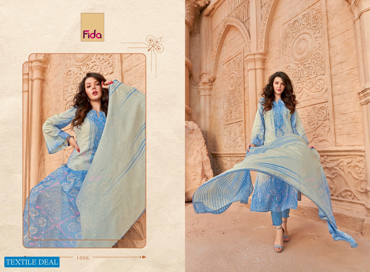 Fida Ikshita Wholesale Shopping Swiss Digital Voile Dress Material