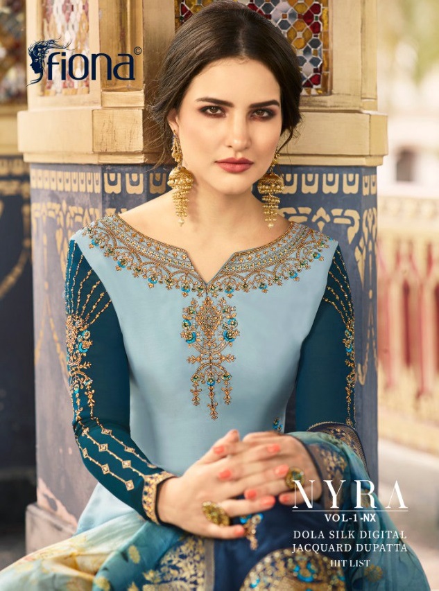 Fiona Nyra Vol-1 NX Wholesale Straight Long Salwar Kameez