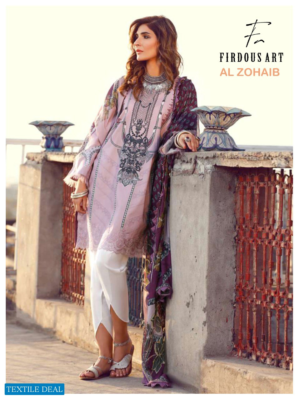 Firdous Art Al Zohaib Wholesale Lawn Pakistani Concept Salwar Kameez