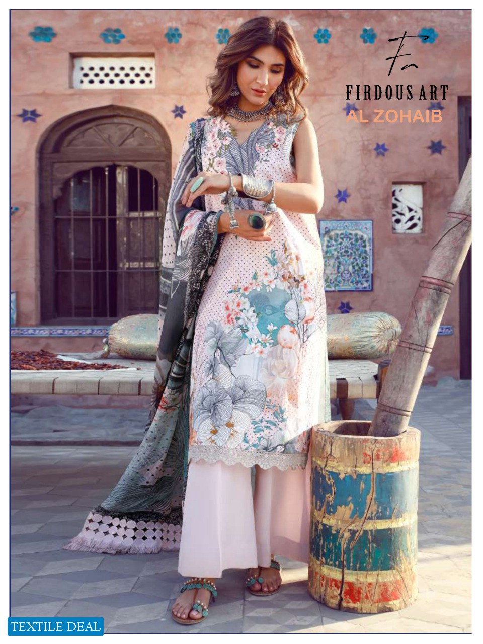 Firdous Art Al Zohaib Wholesale Lawn Pakistani Concept Salwar Kameez
