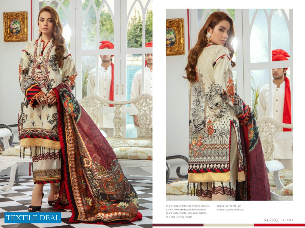 Firdous Grandeur Luxury Collection Wholesale Pakistani Dress