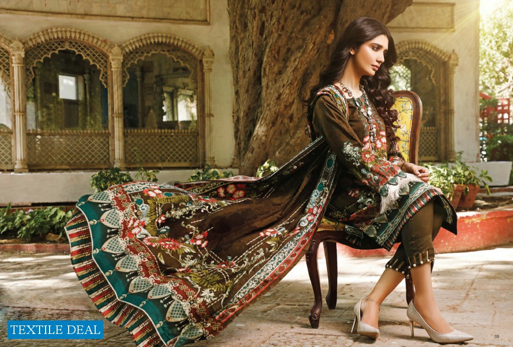 Firdous Resham Printed Linen Winter Collection Part-4 Wholesale Branded Pakistani Dresses