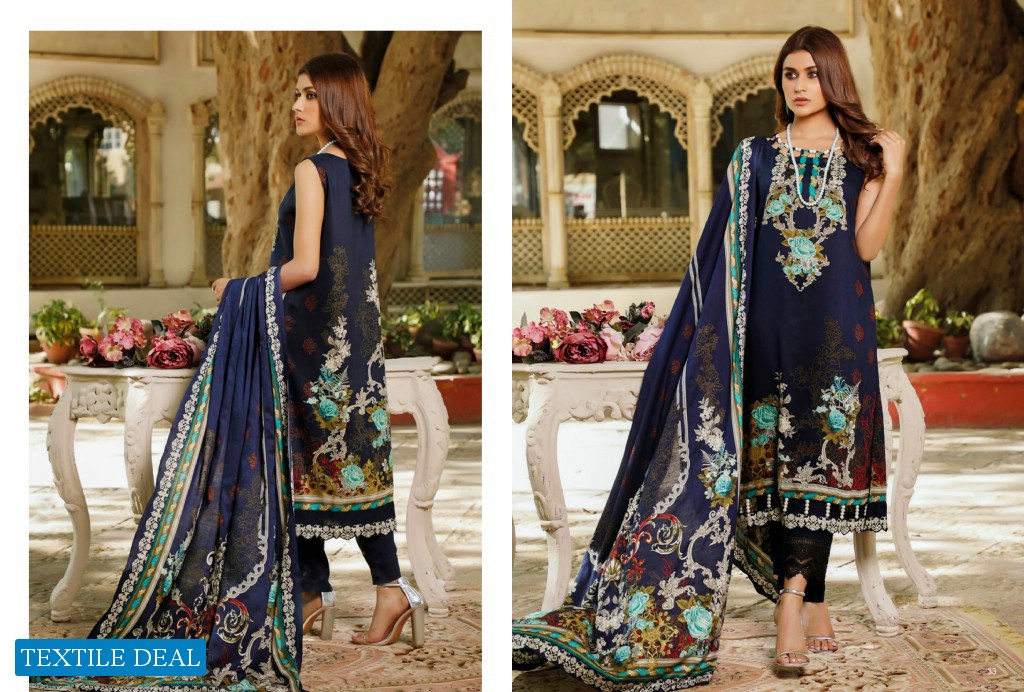 Firdous Resham Printed Linen Winter Collection Part-4 Wholesale Branded Pakistani Dresses