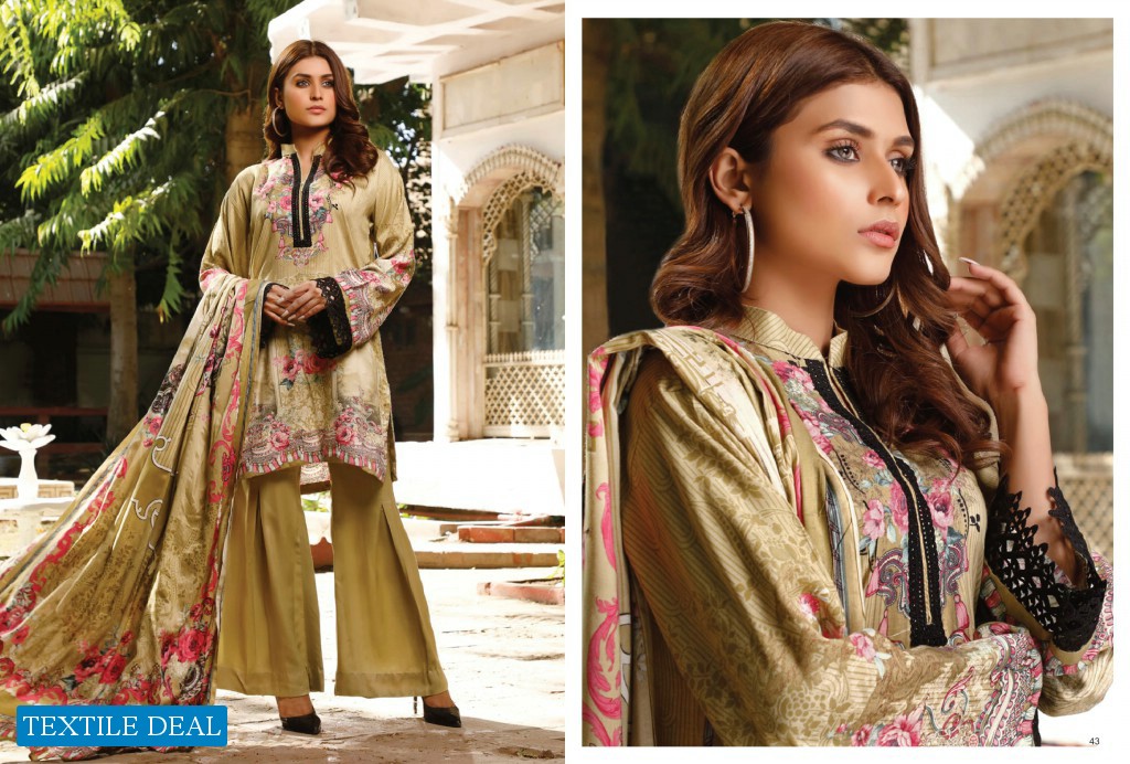 Firdous Resham Printed Linen Winter Collection Part-4 Wholesale Branded Pakistani Dresses