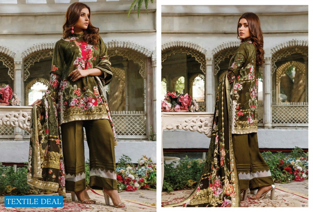 Firdous Resham Printed Linen Winter Collection Part-4 Wholesale Branded Pakistani Dresses