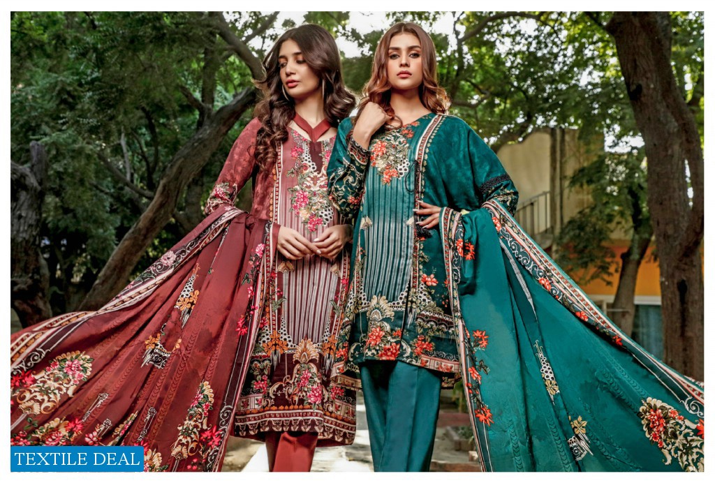 Firdous Resham Printed Linen Winter Collection Part-4 Wholesale Branded Pakistani Dresses