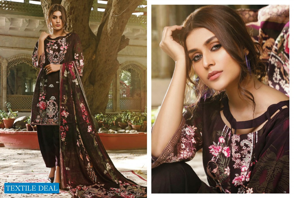 Firdous Resham Printed Linen Winter Collection Part-4 Wholesale Branded Pakistani Dresses