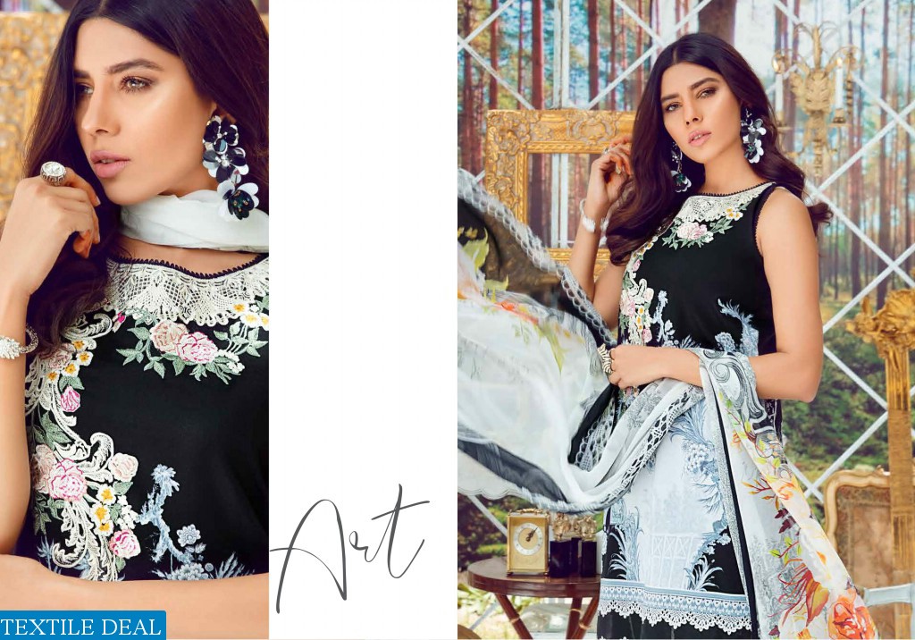 Firdous Virasat Digital Embroidered Lawn Collection 2019 Wholesaler And Dealer