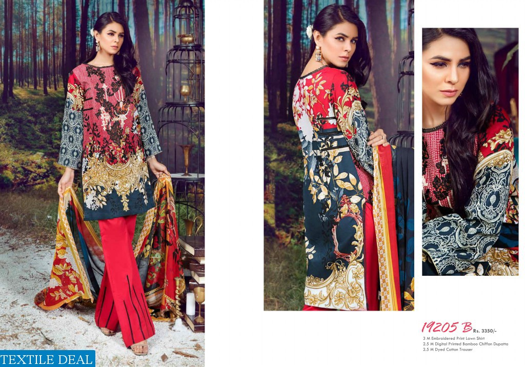 Firdous Virasat Digital Embroidered Lawn Collection 2019 Wholesaler And Dealer