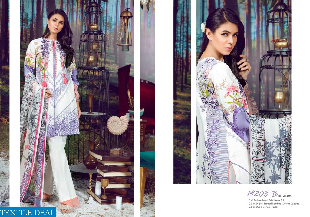 Firdous Virasat Digital Embroidered Lawn Collection 2019 Wholesaler And Dealer