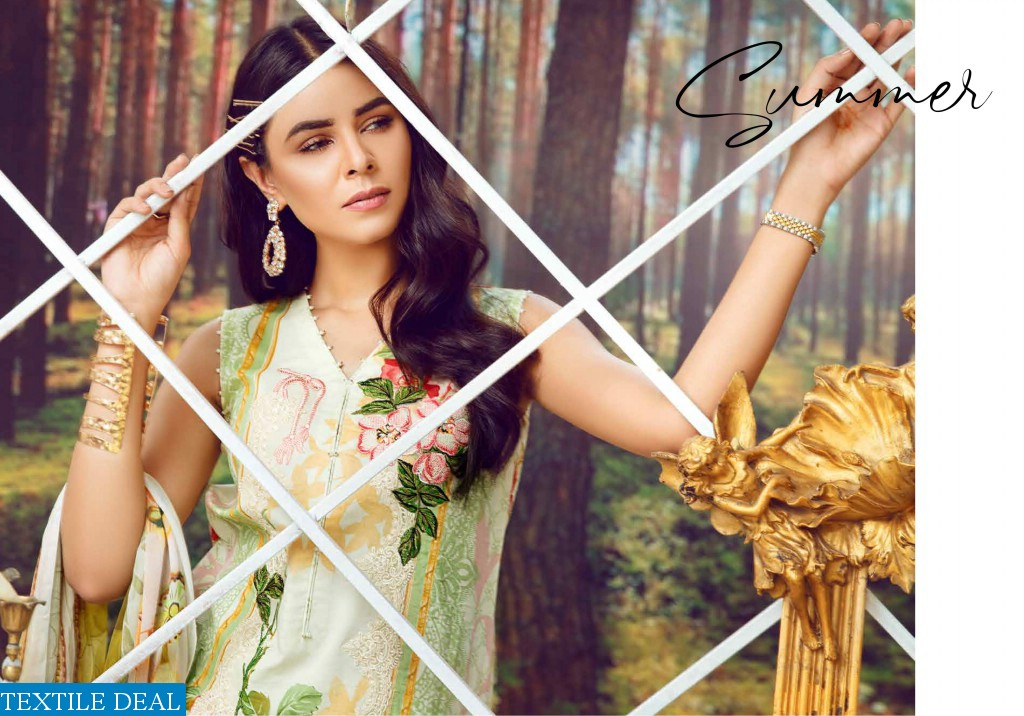 Firdous Virasat Digital Embroidered Lawn Collection 2019 Wholesaler And Dealer