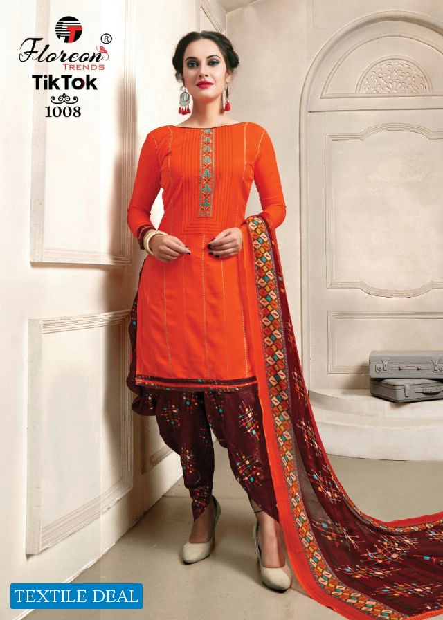 Floreon Tik Tok Wholesale Shopping Printed Dress Material