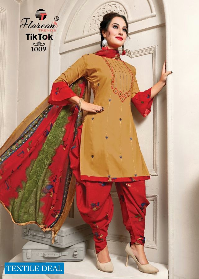 Floreon Tik Tok Wholesale Shopping Printed Dress Material