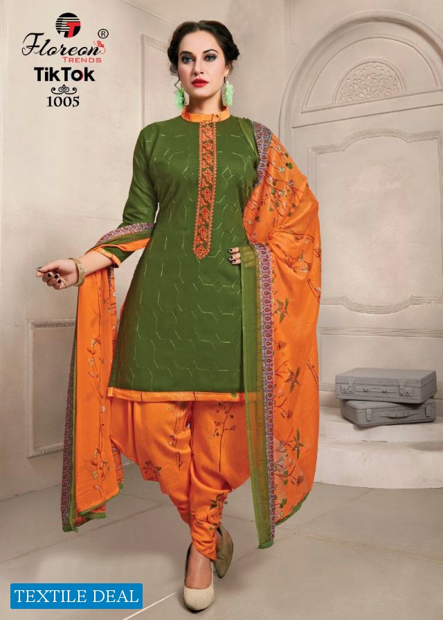 Floreon Tik Tok Wholesale Shopping Printed Dress Material