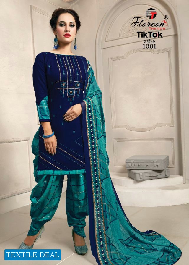 Floreon Tik Tok Wholesale Shopping Printed Dress Material