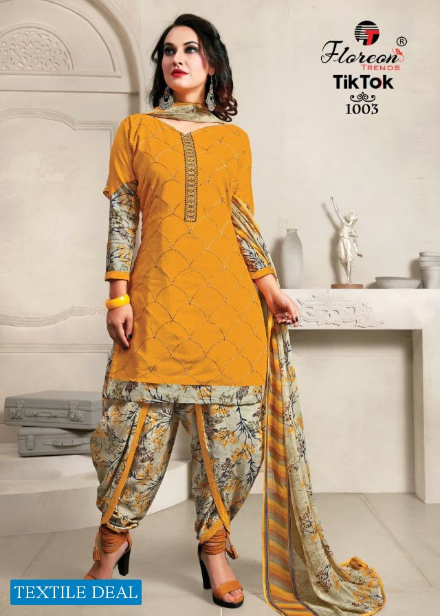 Floreon Tik Tok Wholesale Shopping Printed Dress Material