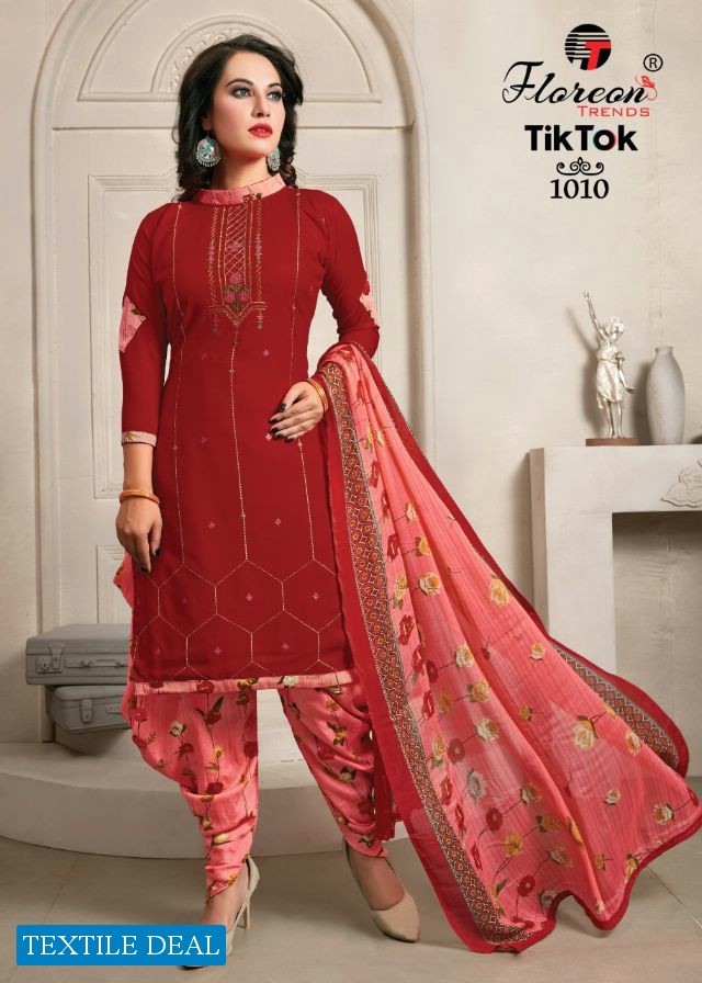 Floreon Tik Tok Wholesale Shopping Printed Dress Material