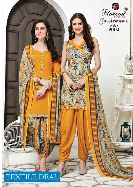 Floreon jassi patiyala vol-9 Wholesale printed patiyala material
