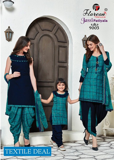 Floreon jassi patiyala vol-9 Wholesale printed patiyala material