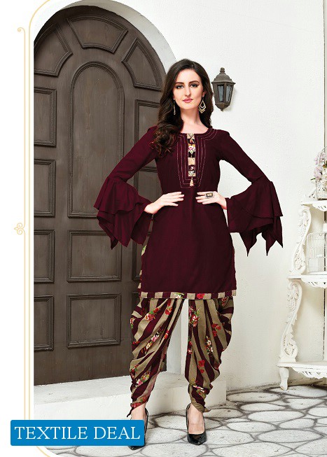 Floreon jassi patiyala vol-9 Wholesale printed patiyala material