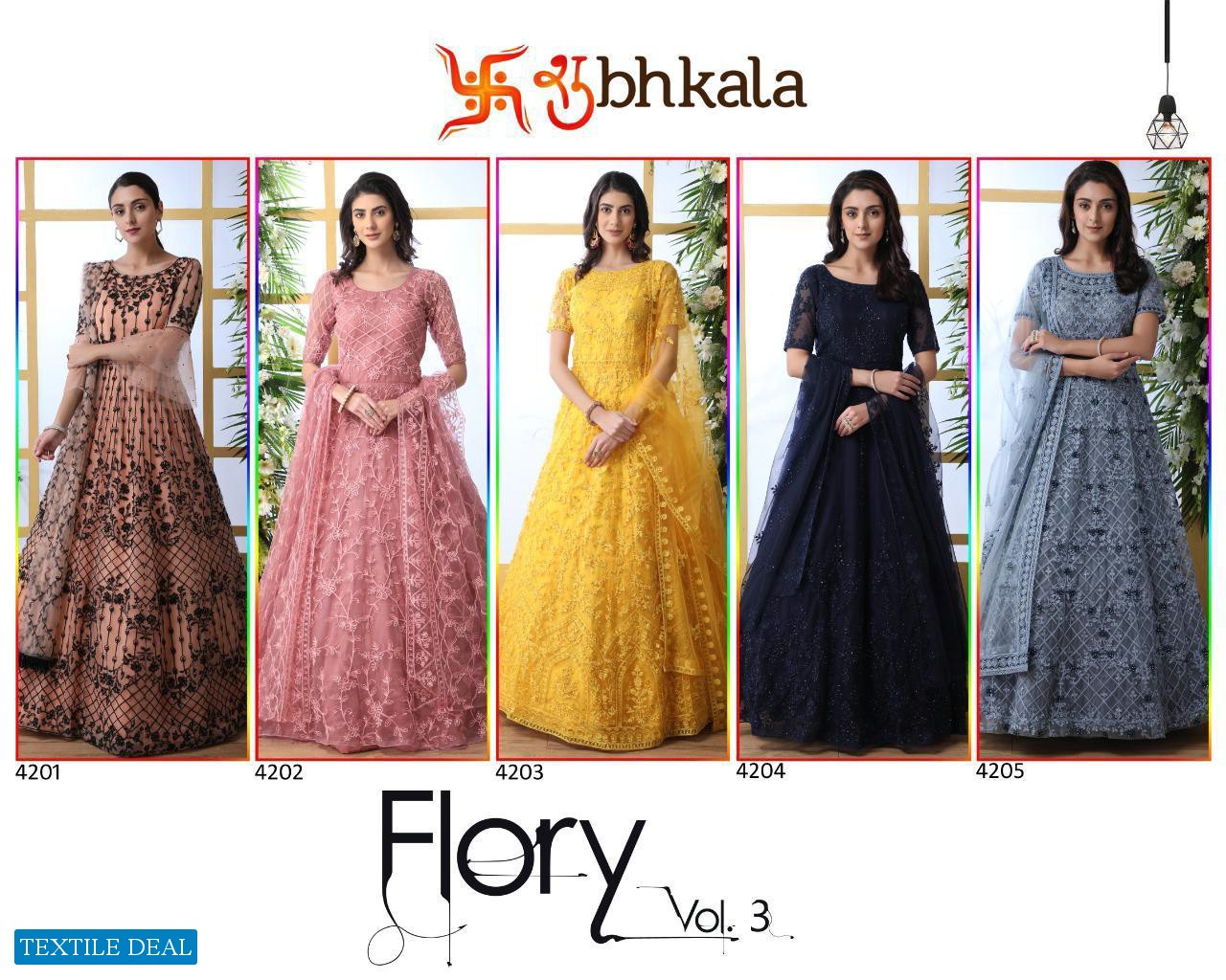 Flory Vol-3 online Shopping Designer Exclusive Anarkali Suits