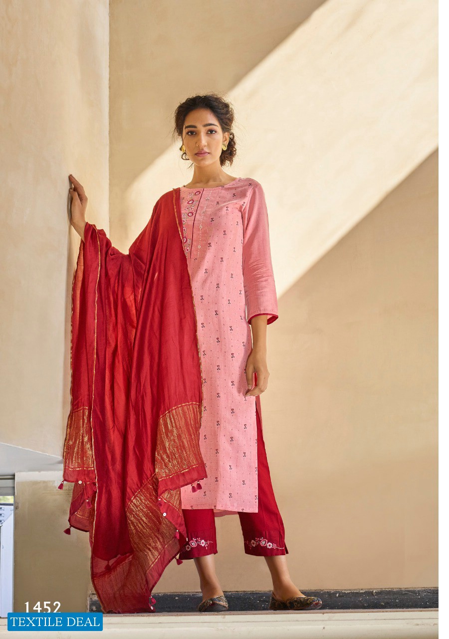 Four Buttons Lemon Vol-2 Wholesale Shopping Kurti With Bottom And Dupatta