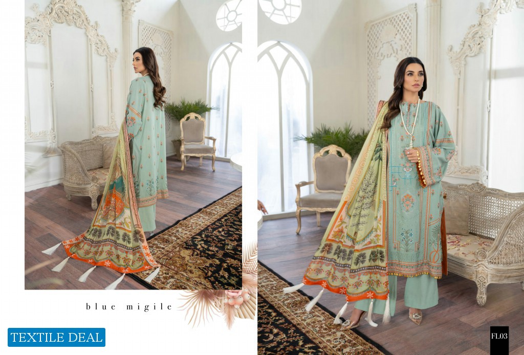 Freesia Luxury Lawn Collection Wholesale Original Pakistani Dress