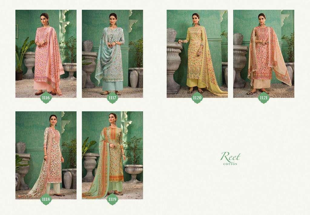 GLOSSY LAUNCH REET JAM SATIN COTTON DIGITAL PRINT CLASSY LOOK SUITS TRADER IN INDIA