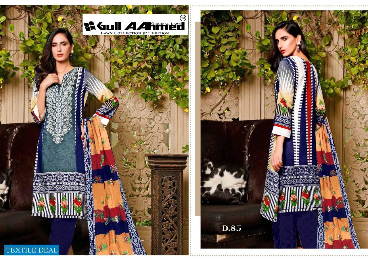 GULAHMED VOL 9 PURE LAWN PRINTED PAKISTANI DRESS MATERIALS