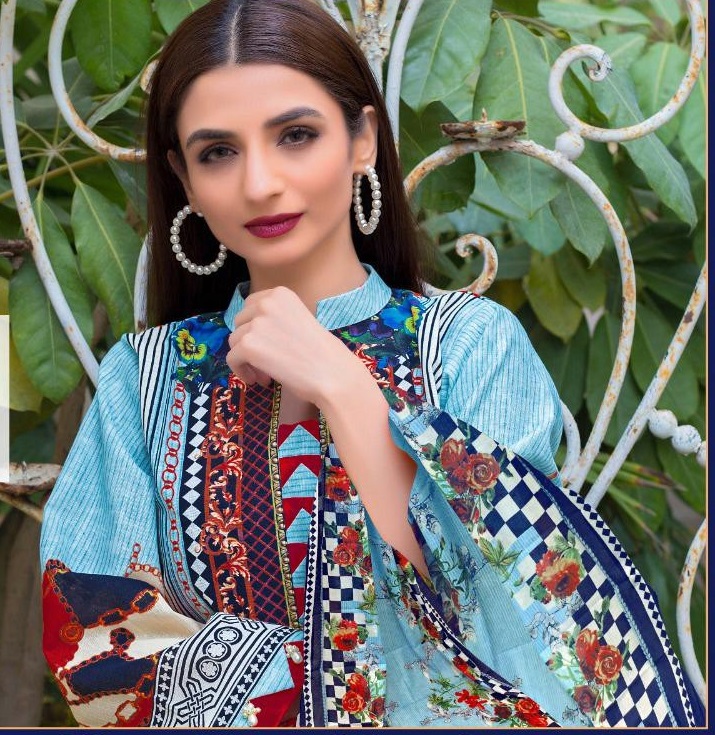 GULAHMED VOL 9 PURE LAWN PRINTED PAKISTANI DRESS MATERIALS