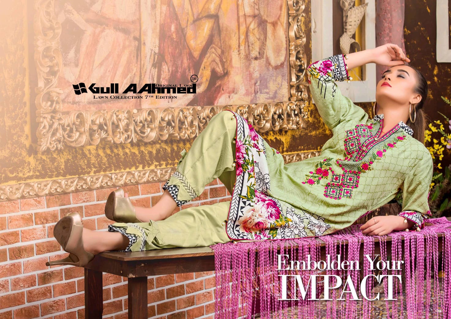 GULL AHMED VOL 7 PURE LAWN SIMPLE WEAR PAKISTANI SUIT CONCEPT