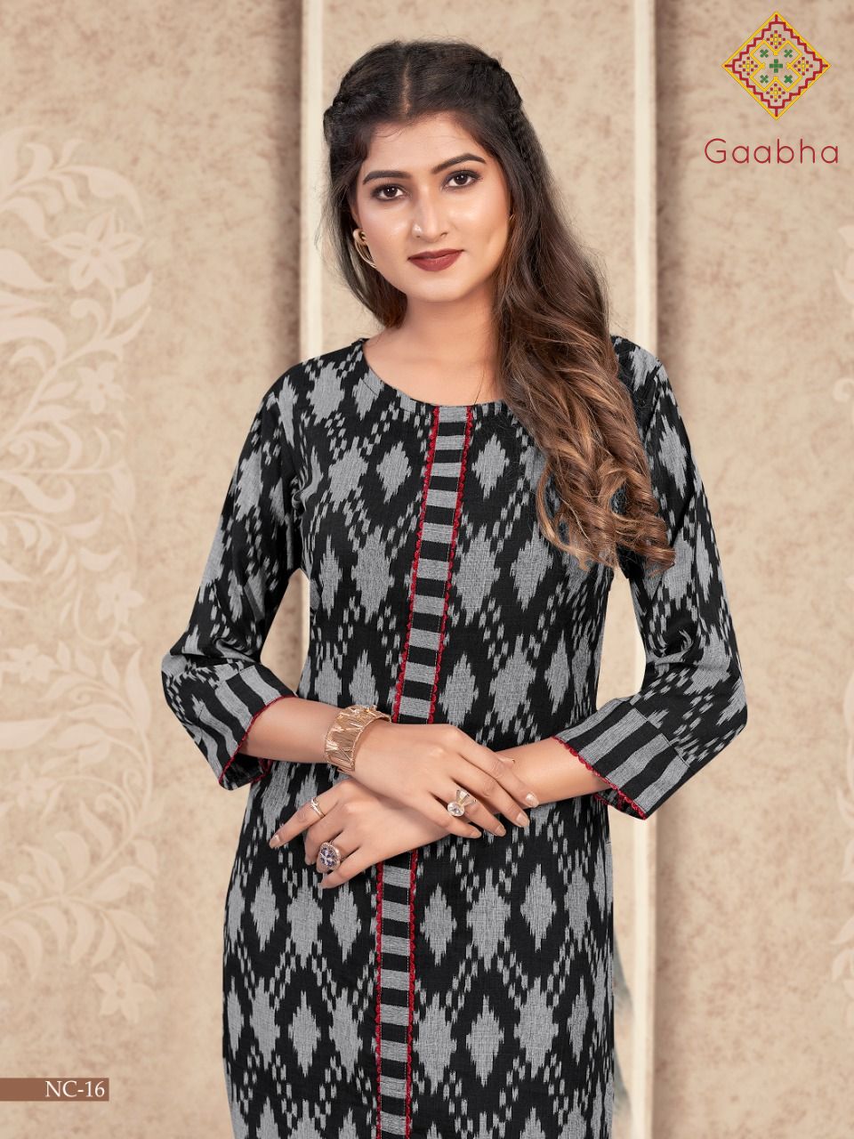 Gaabha Naycee Kurti With Pant And Mask Collection