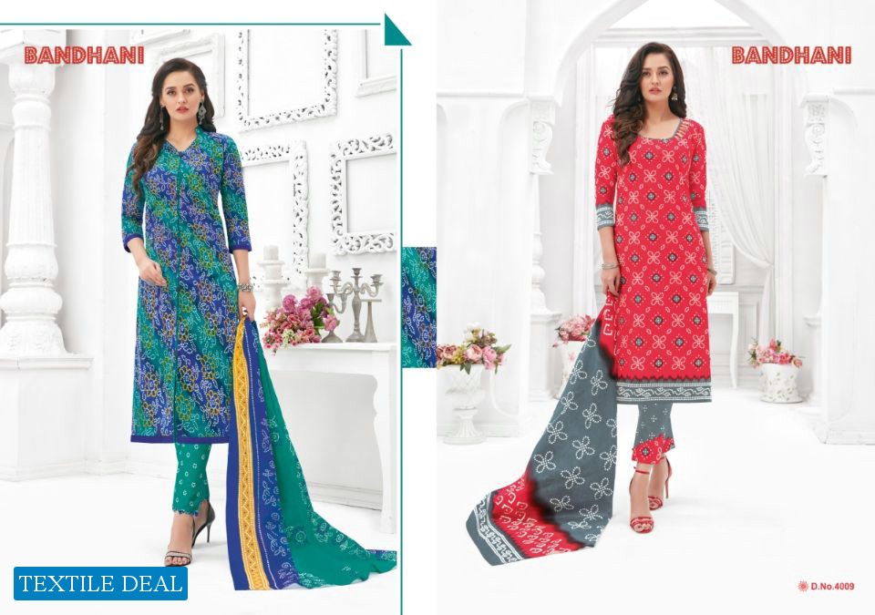 Ganesha Bandhani Vol-4 online Shopping Dress Material