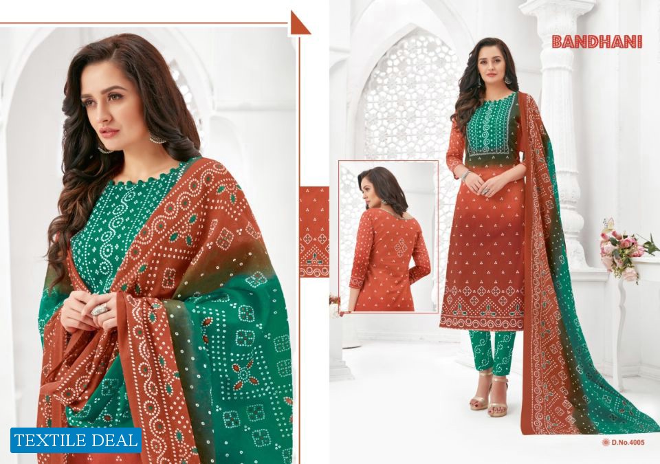 Ganesha Bandhani Vol-4 online Shopping Dress Material