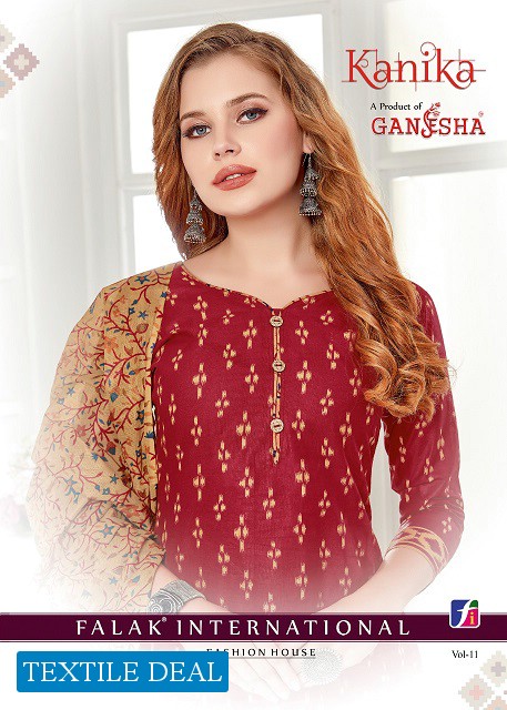 Ganesha Kanika Vol-11 Wholesale Formal Dress Material